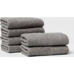 Room Essentials Washcloth Guest Towel Gray (30.5x30.5)