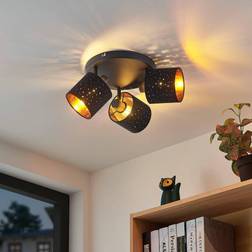 Lindby Darima three-bulb Ceiling Flush Light