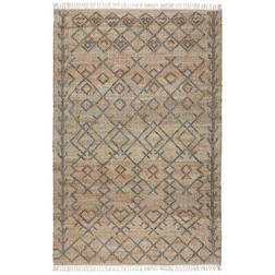 Area Rug Gray, Green, Brown, Natural, Beige