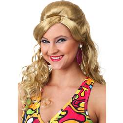 60s Gogo Mod Wig-Blonde Yellow