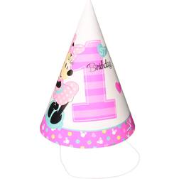 Disney 16-pack baby minnie mouse party hats girl's first 1st birthday party