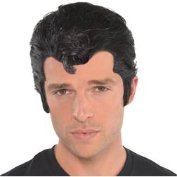 Amscan Grease Danny Halloween Wig, Adult, Black