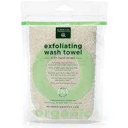 Earth Therapeutics Exfoliating Wash Guest Towel White (50.8x19.1)