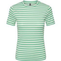 Pieces T-shirt Grün Regular Fit für Damen