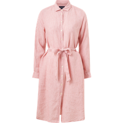 Lexington Hørkjole Isa Linen Shirt Dress Rosa