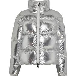 Moncler Metallic Puffer Jacket - Silver