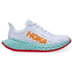 Hoka Carbon X 2 W - White/Blazing Orange