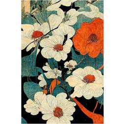 Pelcasa Asian Flowers Poster 50x70cm