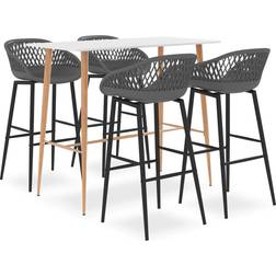 vidaXL 5 Outdoor Bar Set