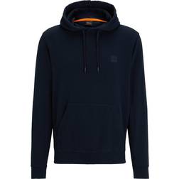 Hugo Boss Wetalk Hooded Sweatshirt with Logo Patch - Dark Blue