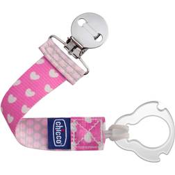 Chicco Universal Two-in-One Fashion Pacifier Clip Pink