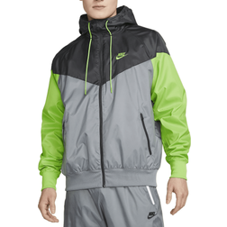 Nike Sportswear Windrunner Hooded Jacket Men - Cool Grey/Anthracite/Action Green