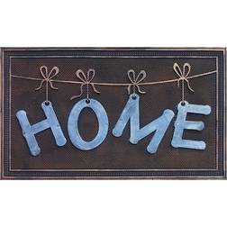A1 Home Collections Rubber Pin Welcome Door Mats Copper
