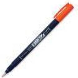 Tombow Fudenosuke Fine Tip Brush Pen -Orange