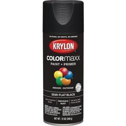 Krylon Colormaxx Semi-Flat Spray Paint & Primer Black K05578007