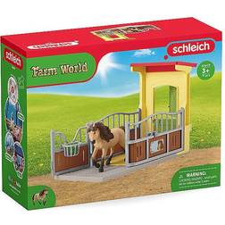 Schleich Ponybox mit Islandpferd Hengst