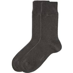 Camano Unisex-Socken Paar mit Softbund grau;39