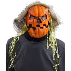 Zagone Studios Uv Orange Glow Pumpkin Monster Latex Face Mask