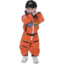 Aeromax Toddler orange astronaut romper costume