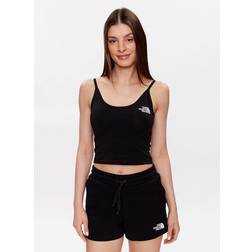 The North Face Top NF0A55AQ Schwarz Cropped Fit
