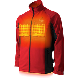 Gobi Heat Men's Sahara Heated Jacket Crimson/Onyx Crimson/Onyx