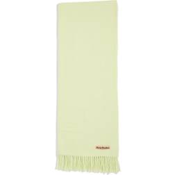 Acne Studios Fringe Wool Scarf - Pale Green