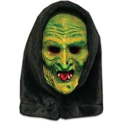 Trick or Treat Studios Halloween Witch Adult Mask Green/Red