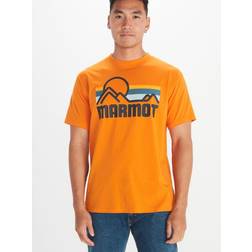 Marmot Men's Coastal T-Shirt Orange Pepper