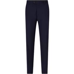 Oscar Jacobson Diego Wool Trousers - Dark Blue