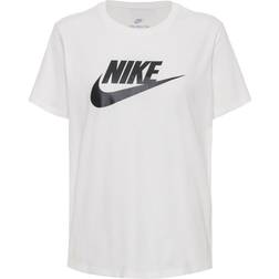 Nike Women's Sportswear Essentials Logo Tee, Small, White