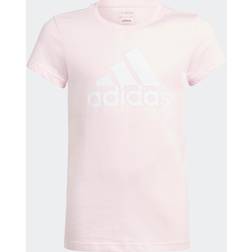 Adidas T-Shirt Mädchen rosa/weiß mit Logo
