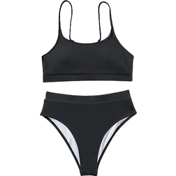 Lilosy Brazilian Swimsuit Set 2-pack - Black