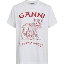 Ganni White Future T-Shirt