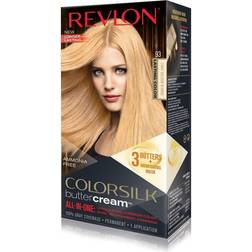 Revlon box colorsilk buttercream hair color 93 light golden blonde 1 kit