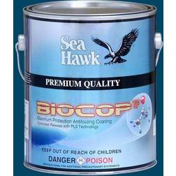 Hawk Biocop Dual Biocide Marine Paint, Gallon Wood Protection Blue