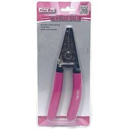 Original Pink Box 7-Inch Spring Loaded Wire Strippers Cutters, Pink PB7WS