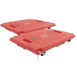 Bostitch Heavy Duty Dolly Flat for Moving Furniture 18 x 12.75 2-Pack