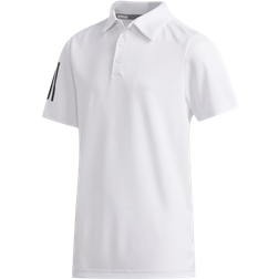 Adidas Boy's 3-Stripes Polo Shirt - White (FI8673)