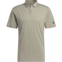 Adidas Men's Go-To Polo Shirt - Silver Pebble Melange