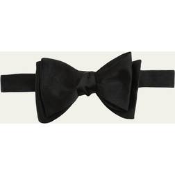 Ralph Lauren Solid Satin Bow Tie BLACK