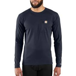 Carhartt Men's Base Force Midweight Tech Crew Navy Navy