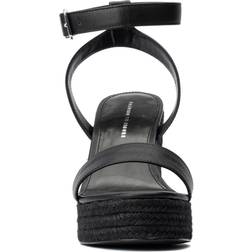 Women's Gale Wide Width Wedge Sandals Black Black