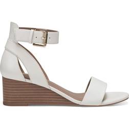 Aerosoles Women's Willowbrook Wedges Sandals in Bone Leather