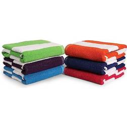 BolBom's Cabana Bath Towel Red, Blue, Purple, Green, Orange (152.4x76.2)