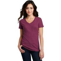 District Women Perfect Blend V-Neck Tee. DM1190L