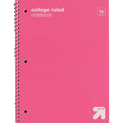 up & up College Ruled 1 Subject Flexible Plastic Cover Spiral Notebook
