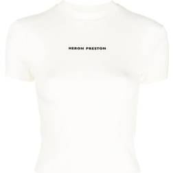 Heron Preston Logo Crop T-shirt - White