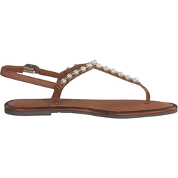 Tamaris Leather Sandal - Cognac