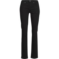 Levi's 712 Slim Jeans mit Eingrifftasche Schwarz Schwarz