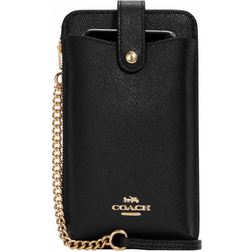 Coach Cell Phone Crossbody Bag - Gold/Black